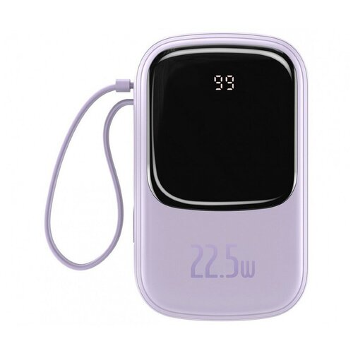 Внешний аккумулятор Baseus Qpow Digital Display quick charging power bank 20000 мАч 225W With Type-C Cable цвет Фиолетовый PPQD-I05 PPQD-I05 255100₽