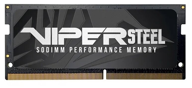 Оперативная память Patriot Steel Series DDR4 - 8Gb, 3200 МГц, SO-DIMM, CL22 (pvs48g320c8s) - фото №1