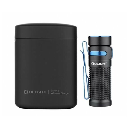 фото Фонарь olight baton 3 black premium edition