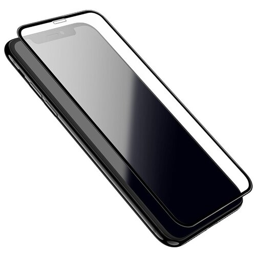 Защитное стекло на iPhone XS Max/11 Pro Max (G5), HOCO, Full screen silk screen HD, черное
