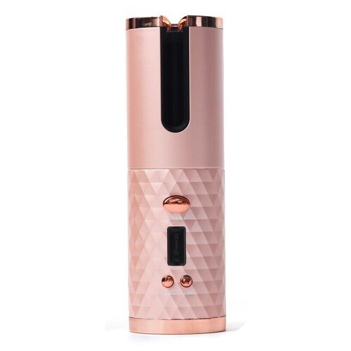 Автоматическая беспроводная плойка для волос Wireless USB Auto Curler, розовая