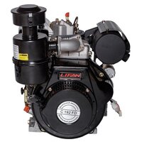 Двигатель дизельный Lifan Diesel 192FD D25 6A (12.5л. с, 499куб. см, вал 25мм, ручной и электрический старт, катушка 6А)