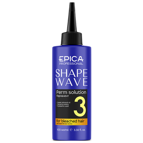 EPICA PROFESSIONAL Shape Wave Перманент для осветлённых волос, 100 мл перманент для химической завивки осветленных волос shape wave perm solution перманент 100мл