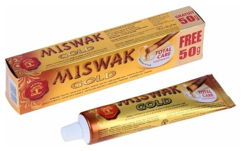 Зубная паста Dabur Miswak Gold, 120 г + 50 г