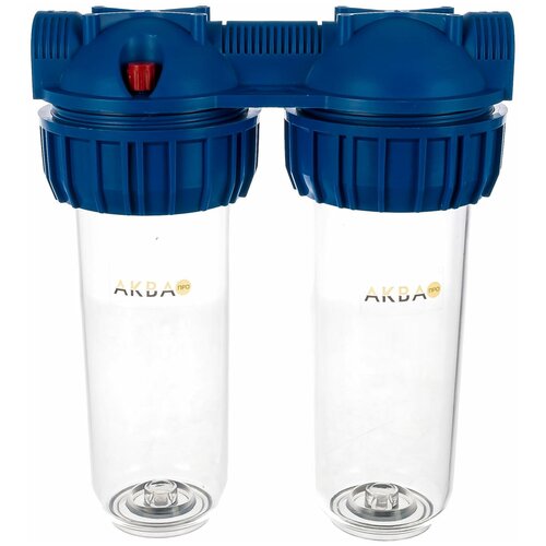 Корпус двойной для холодной воды Аква Про 10SL 1/2'' 402