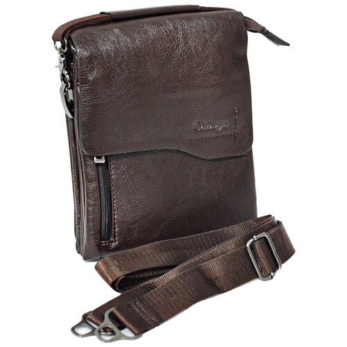 фото Мужская сумка планшет "catiroya". размер: 21х18 см. цвет: коричневый / планета кошельков