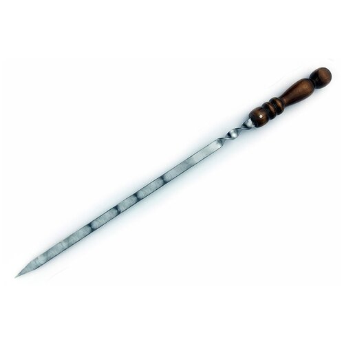 Шампур с деревянной ручкой 40 см.