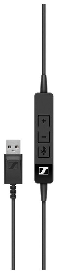 Гарнитура EPOS Sennheiser PC 8.2 USB, для компьютера, накладные, черный [1000446]