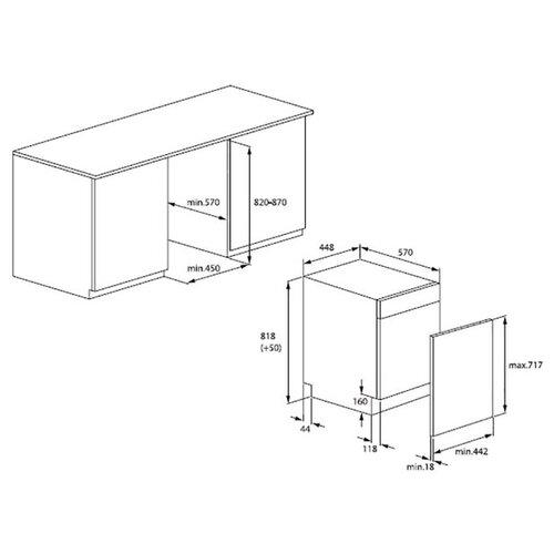 Встраиваемая посудомоечная машина Grundig GSVP4151P 5499900₽