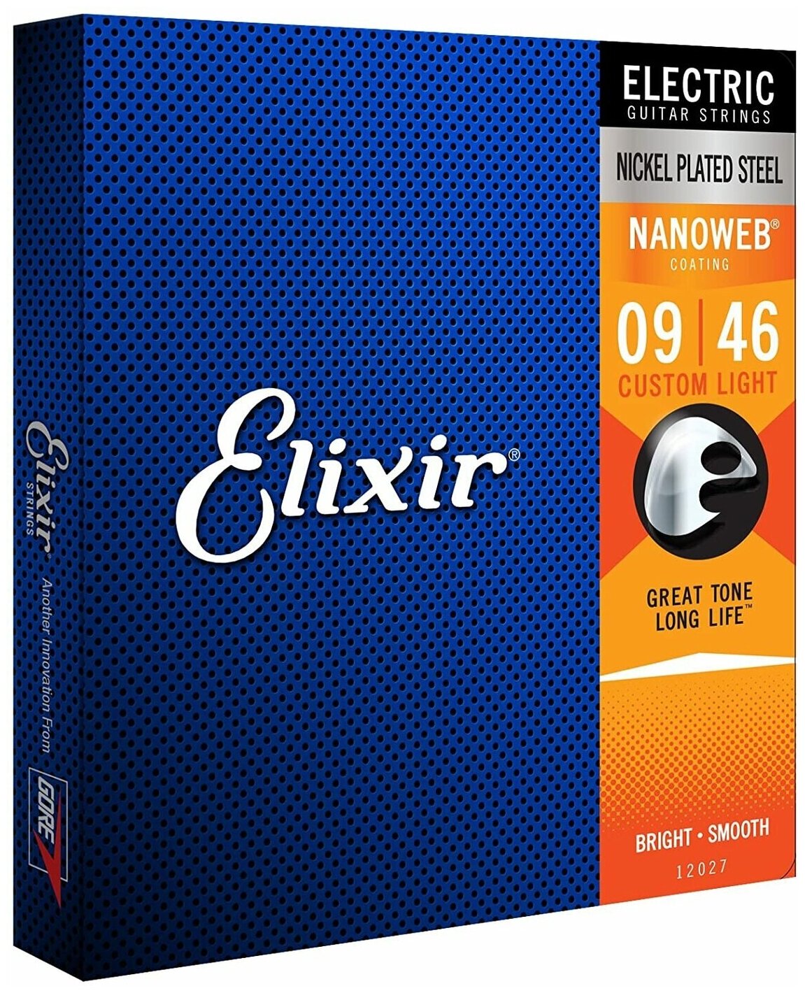 Струны для электрогитары Elixir 12027 NANOWEB — фото 1