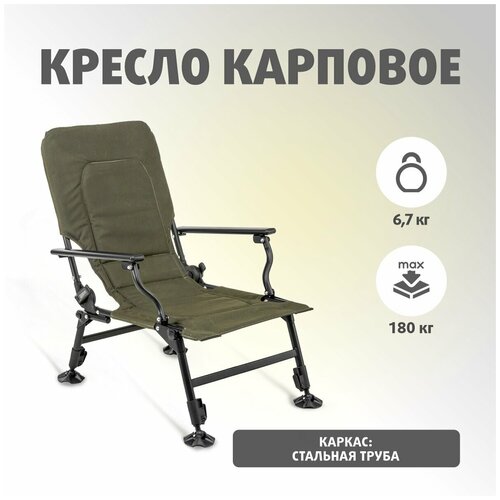 Кресло карповое с подлокотниками (PR-HF21016A) PR