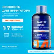 Жидкость для ирригатора WATERDENT Анти-кариес с солью Древнего моря 500 мл