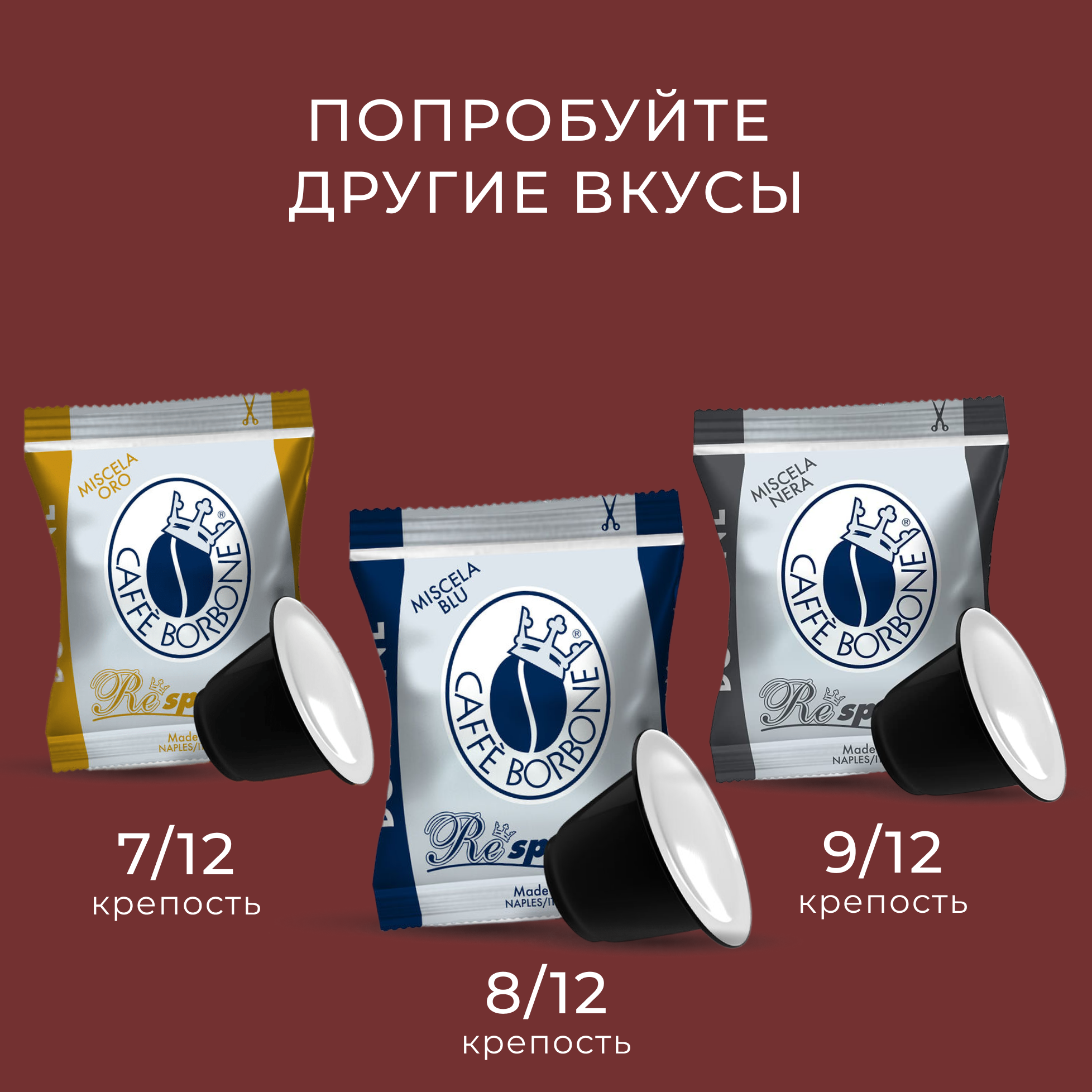 Кофе в капсулах Borbone Nespresso Capsule Respresso ROSSO (Red), в капсулах для кофемашины Неспрессо, эспрессо, 100 штук - фотография № 6