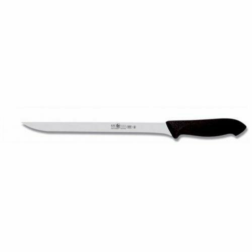 Нож для нарезки ветчины 240/365 мм черный HoReCa Icel
