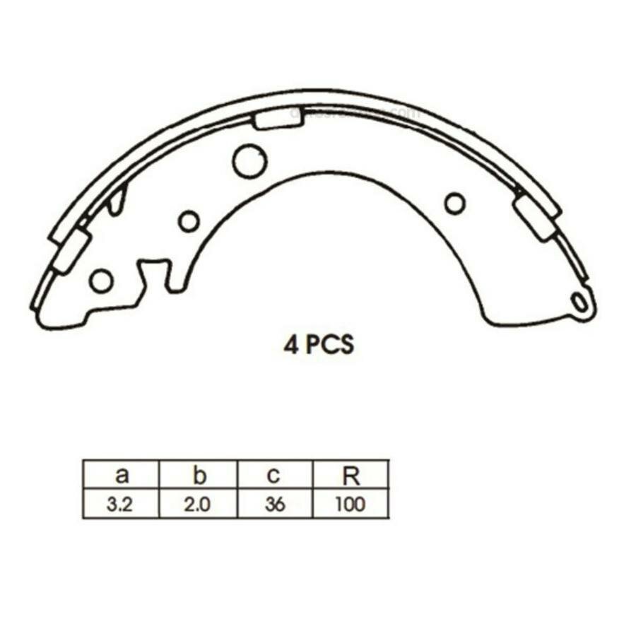 Колодки Тормозные Барабанные Avantech AVANTECH арт. AVS0301