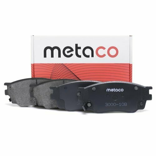 Колодки тормозные передние к-кт METACO 3000108