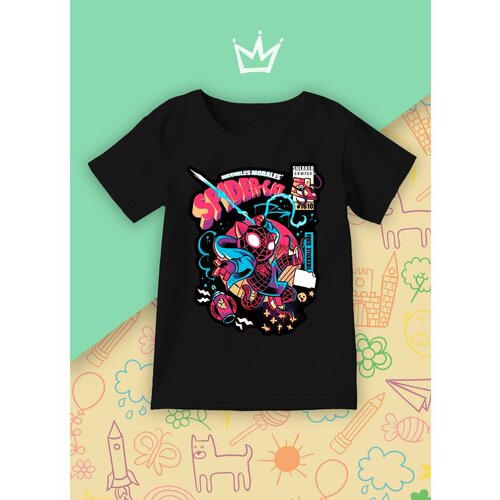 фото Футболка каждому своё, размер 128, черный