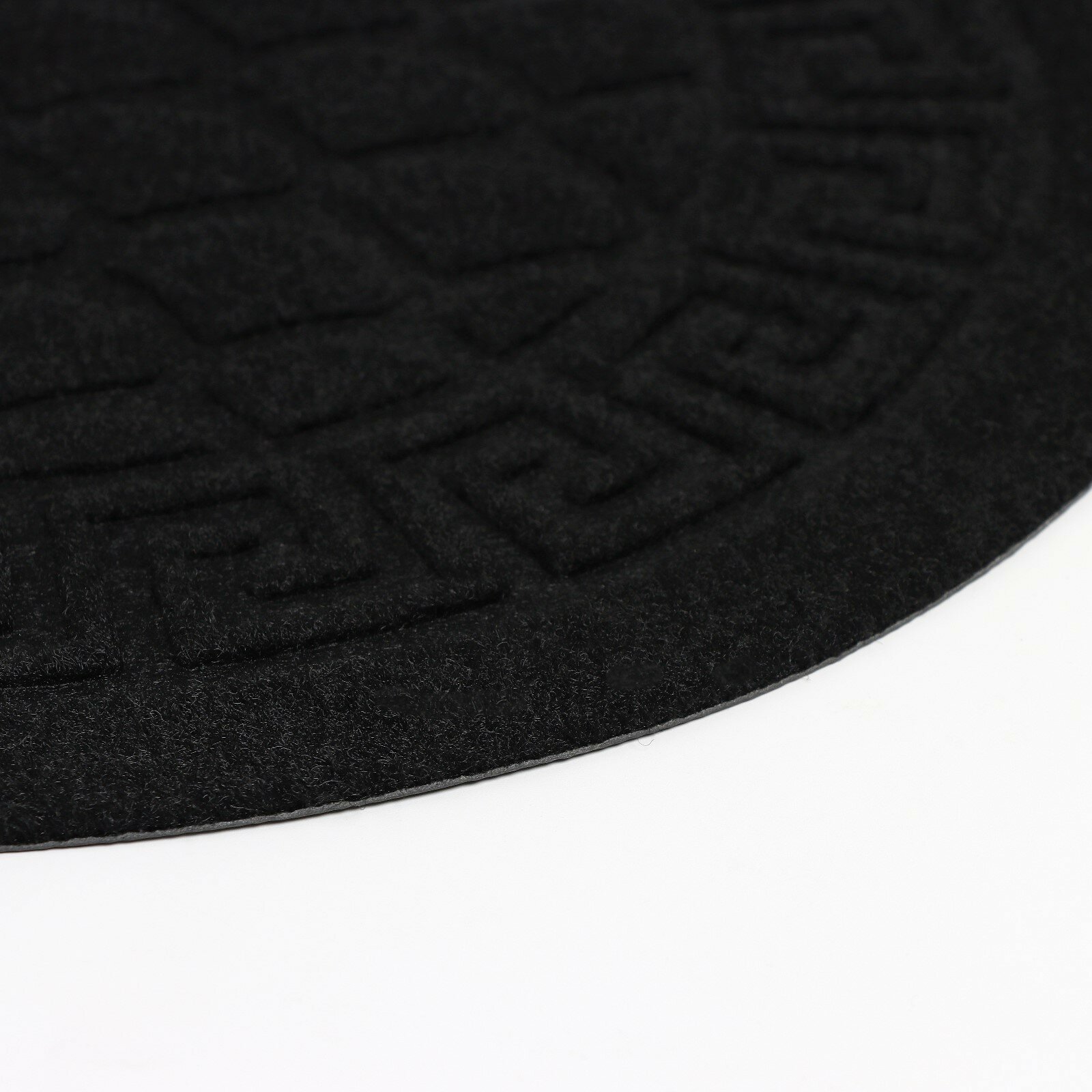 Коврик придверный влаговпитывающий «Чешуйки», 40×60 см, цвет чёрный - фотография № 3