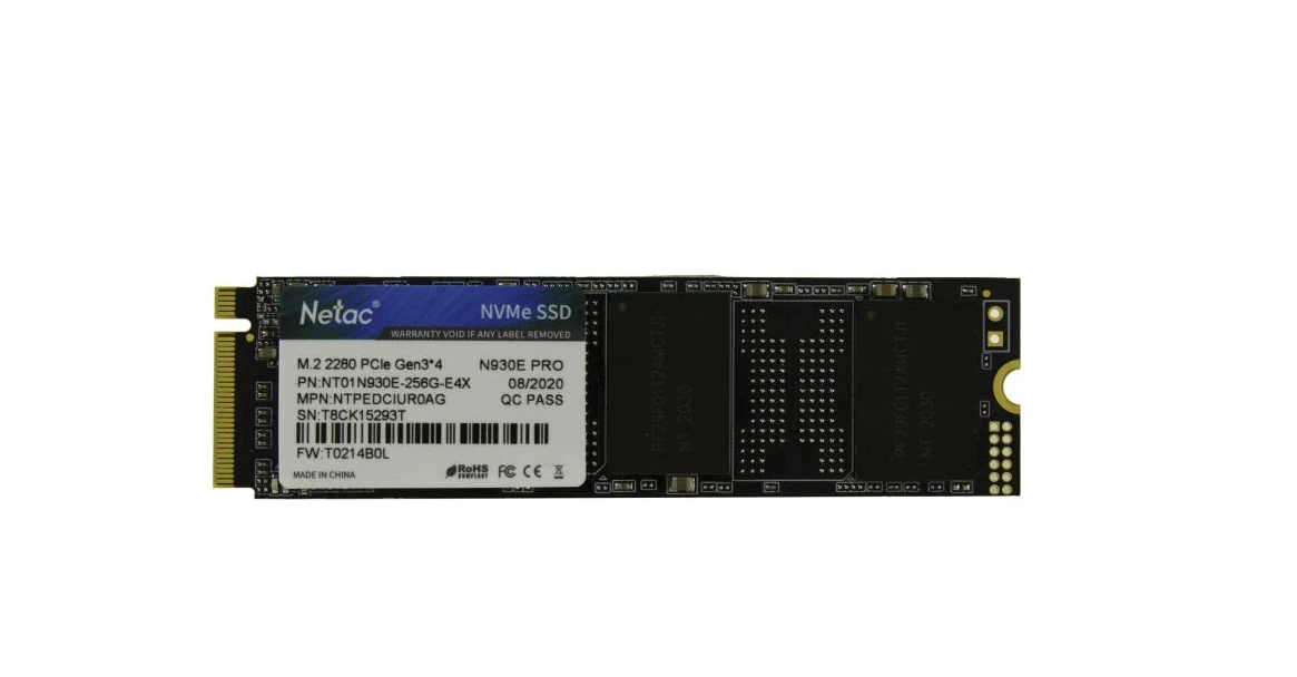 Твердотельный накопитель Netac N930E PRO 256 ГБ M2 NT01N930E-256G-E4X