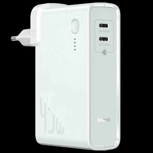 Внешний аккумулятор Baseus GaN CC 10000mAh 45W EU Белый 459000₽