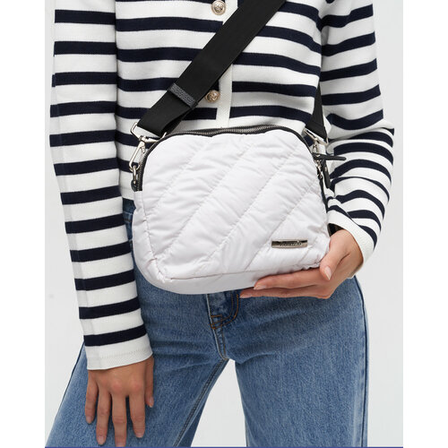 Сумка кросс-боди FABRIZIO CLUB фактура гладкая белый 4228₽