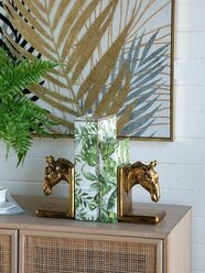 72436 Держатели для книг Жирафы, набор 2 предмета 12х11х17см, Glasar