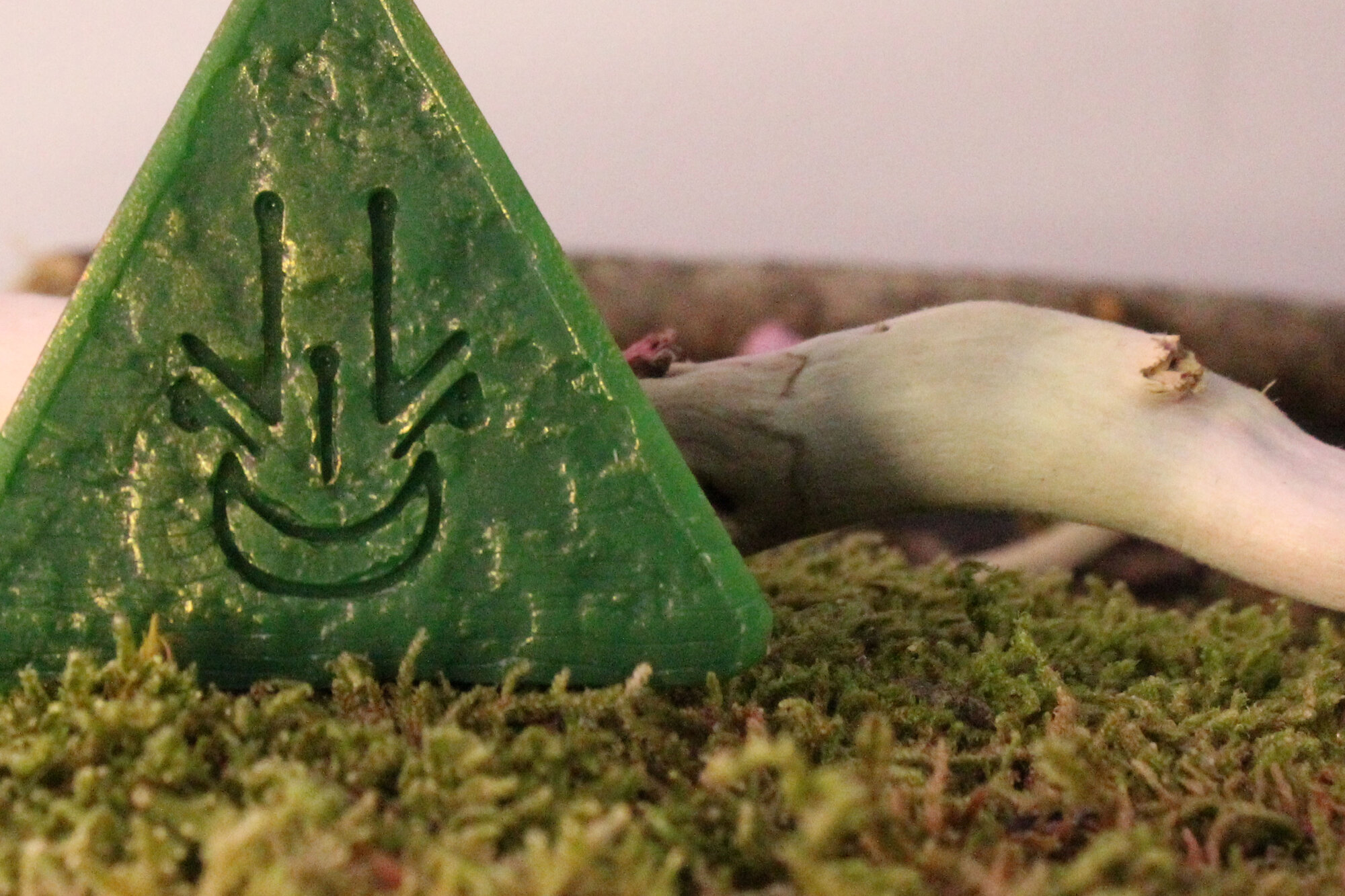 Ведьмина руна Урожай (свеча) (зелёная) Финансовое благополучие — фото 1