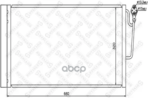 Радиатор кондиционера MINI Cooper/One 06> STELLOX 10-45649-SX Stellox арт. 1045649SX