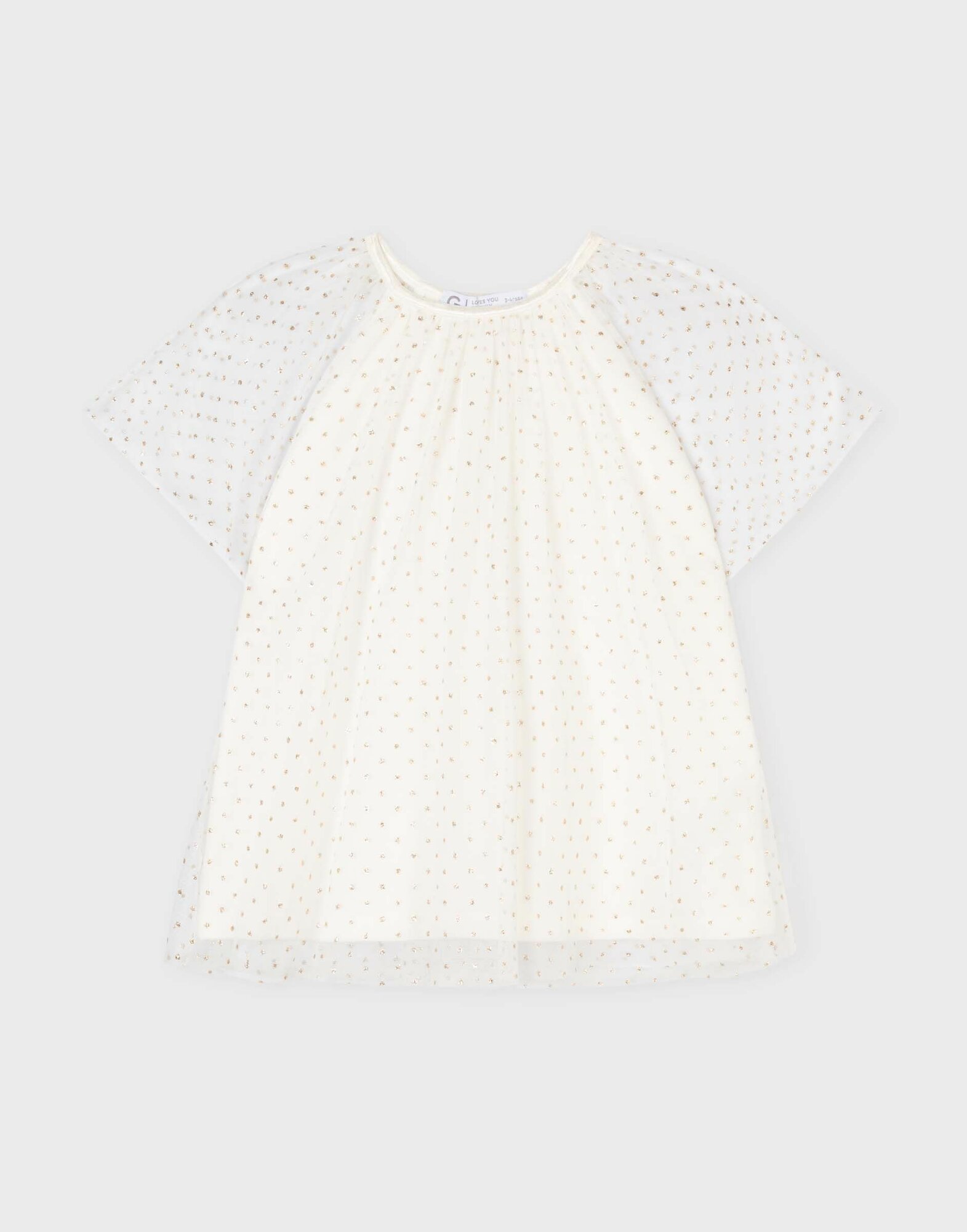 Топ Gloria Jeans, размер 12мес/80, молочный — фото 1