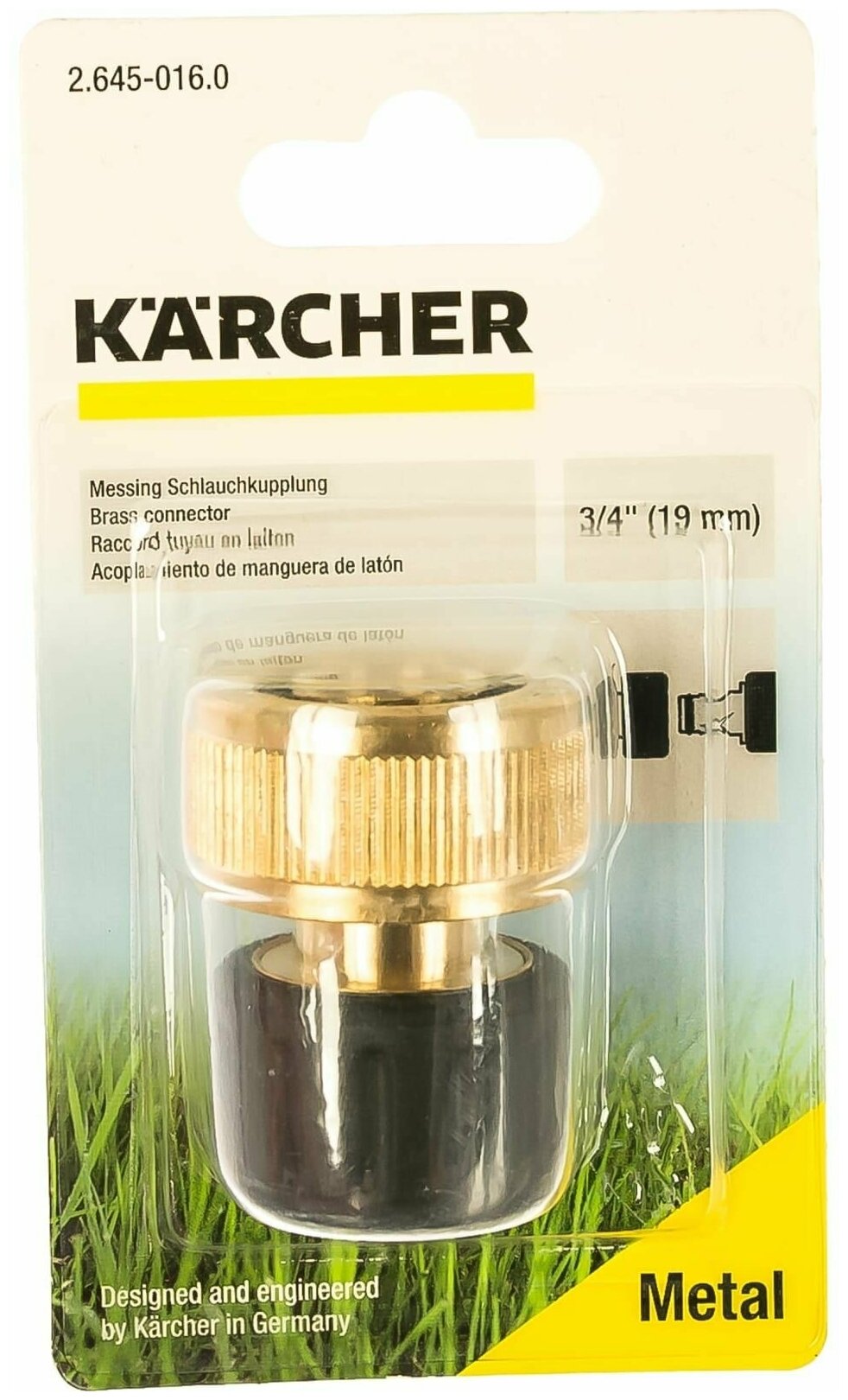 Латунный коннектор 3/4'' Karcher 2.645-016 - фотография № 2