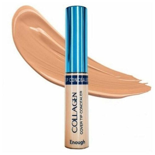 Enough Коллагеновый консилер для лица Collagen Cover Tip Concealer №1