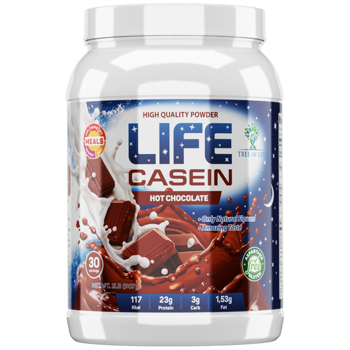 Протеин Tree of Life Life Casein, 907 гр., горячий шоколад tree of life life protein 907 гр горячий шоколад