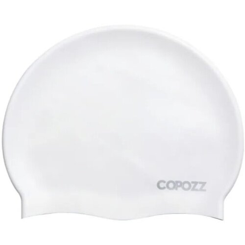 Шапочка для плавания женская COPOZZ YM-3824 белая шапочка для плавания силиконовая copozz ym 3824 фламинго