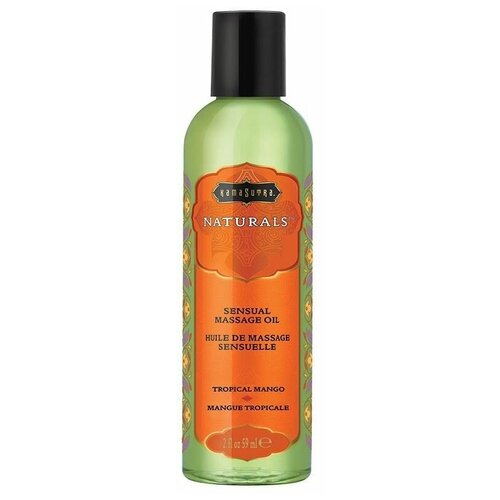 Массажное масло Naturals Tropical Mango с ароматом манго - 59 мл.