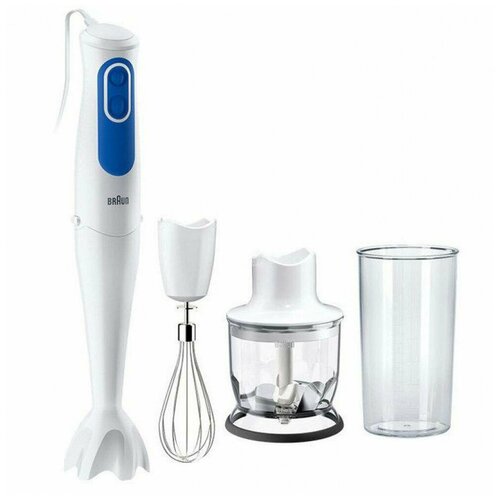 Погружной блендер Braun MQ 3025 Omelette белыйголубой 766300₽