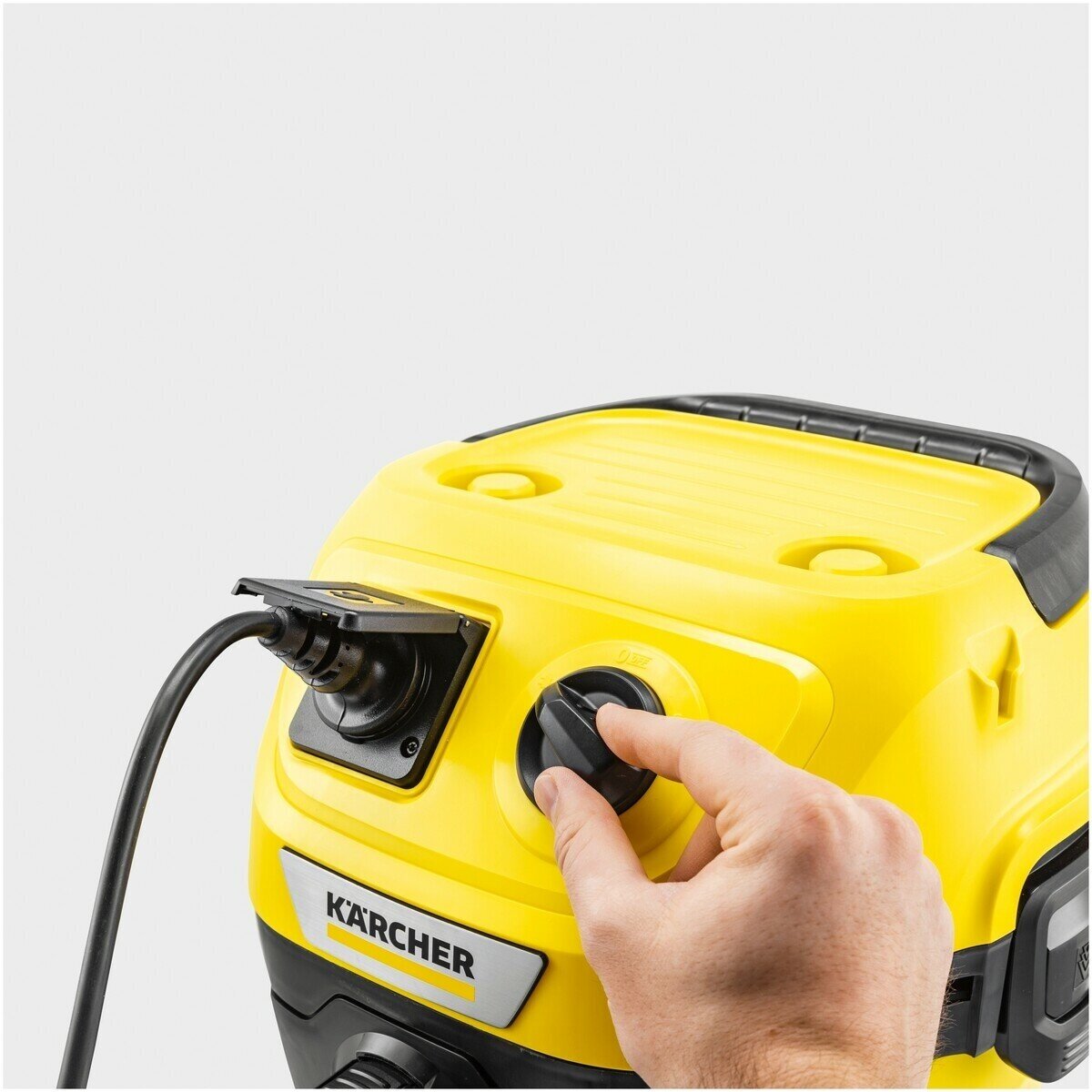 Строительный пылесос Karcher WD 3 P V-17/4/20 Workshop желтый (1.628-175.0) - фото №10