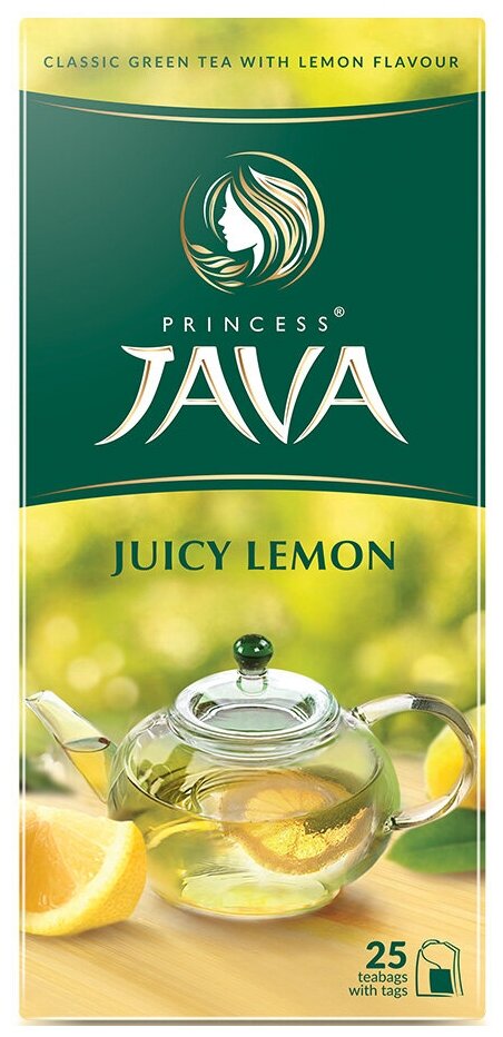 Чай зеленый Принцесса Ява Лимон 25 пак - фото №2