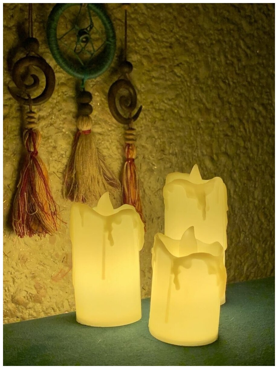 Свечи светодиодные декоративные украшения - фотография № 7