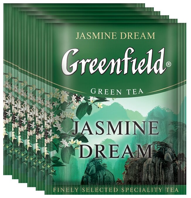 Greenfield чай зеленый пакетированный Jasmine Dream 2г*100п