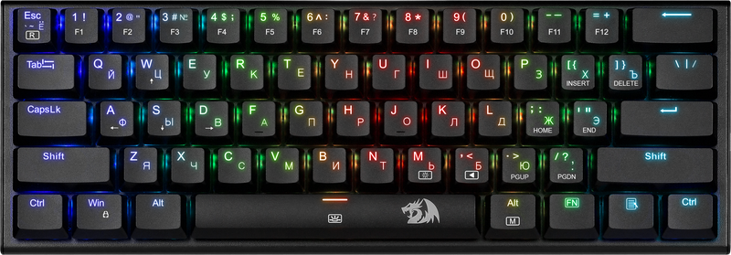 REDRAGON Anivia RGB тихая 61 клавиш механическая