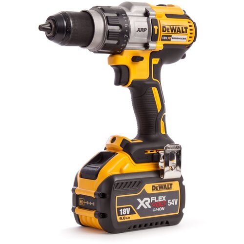 Дрель-шуруповерт DEWALT DCD991X1-QW 18В XR бесщ.95Нм 0-450/2000об/мин. БЗП 13мм LED 1х9.0Ач 2.38кг