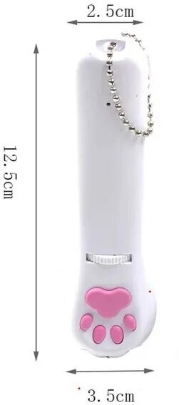 Лазерная указка-дразнилка для кошек с USB 3 в 1 лазер с насадками, ультрафиолетовая лампа и фонарик. - фотография № 2