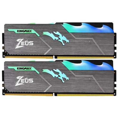 Оперативная память Kingmax Zeus Dragon DDR4 - 2x 8Gb 3200 МГц DIMM CL16 km-ld4a-3200-16gdrt16 446000₽