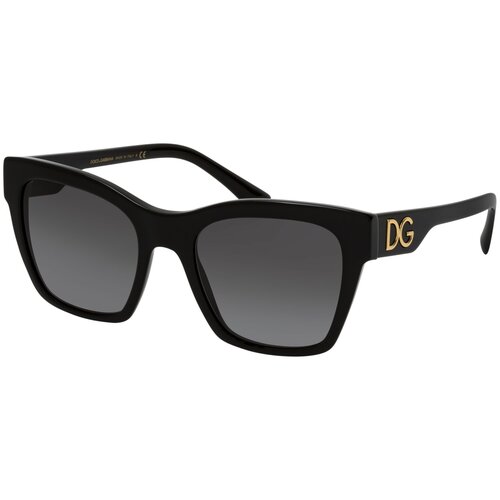 Солнцезащитные очки DOLCE & GABBANA Dolce & Gabbana DG 4384 501/8G DG 4384 501/8G, черный, серый
