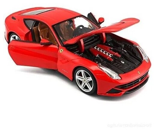 Автомобиль радиоуправляемый Rastar Ferrari F12 красный - фото №18