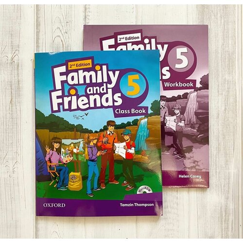 Комплект Family and Friends 5: Class book + Workbook + CD комплект family and friends 2 class book workbook сd