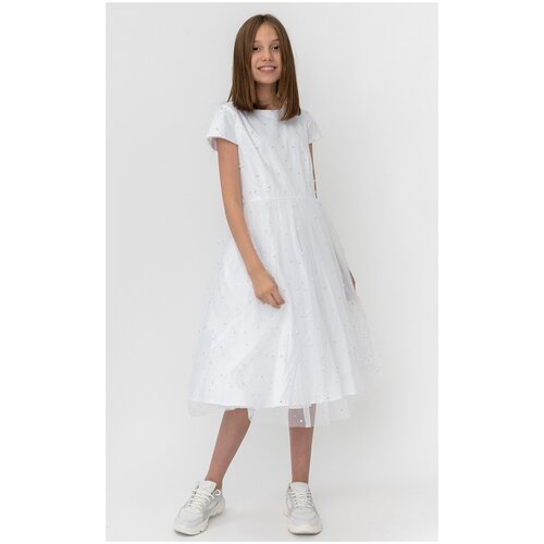 фото Платье button blue размер 158, белый