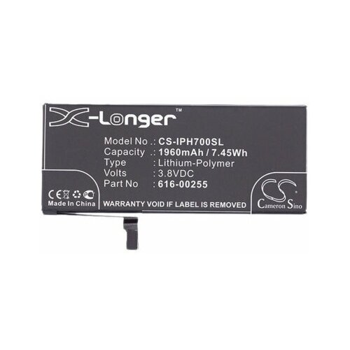 фото Аккумулятор cs-iph700sl для iphone 7 3.8v / 1960mah / 7.45wh cameron sino