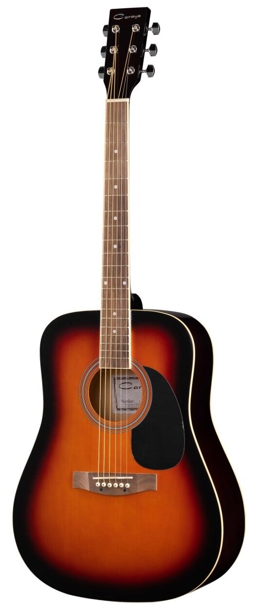 F600-BS Акустическая гитара, санберст, Caraya