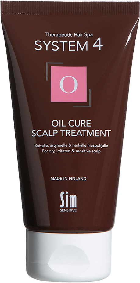 System 4 Oil Cure Scalp Treatment Терапевтическая маска-пилинг О для глубокого очищения кожи головы и нормализации микрофлоры 75 мл 1 шт